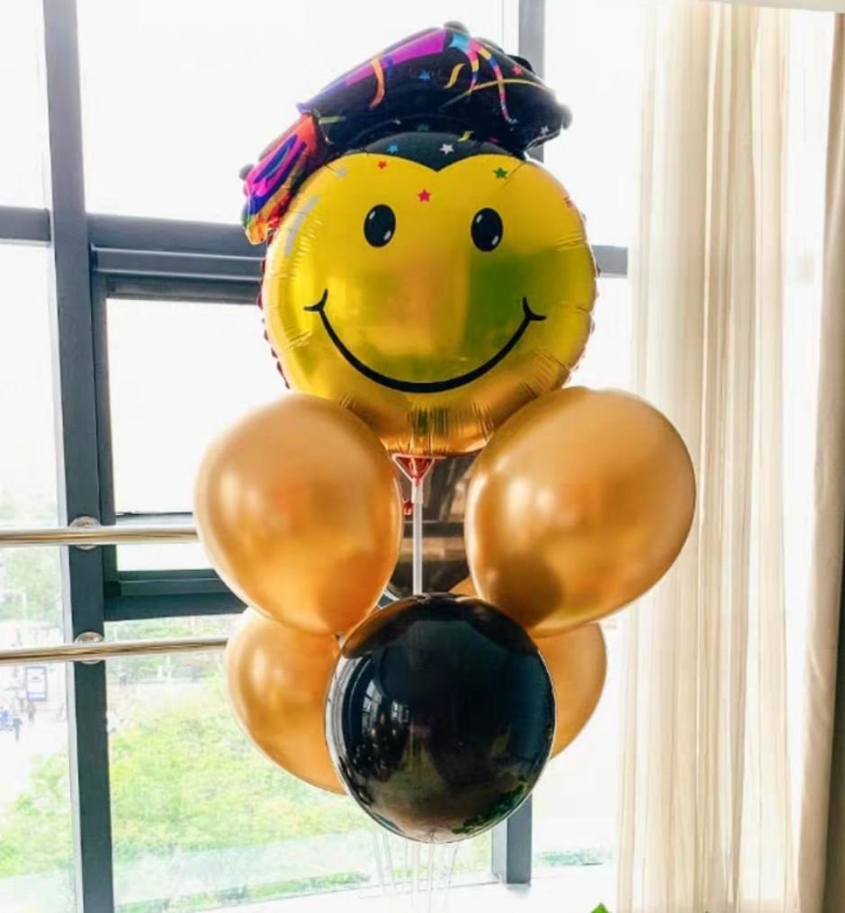 新款! 畢業氣球 畢業相 影相 拍照道具 氣球 裝飾 Graduation Props Balloons Decor, 其他, 其他 ...