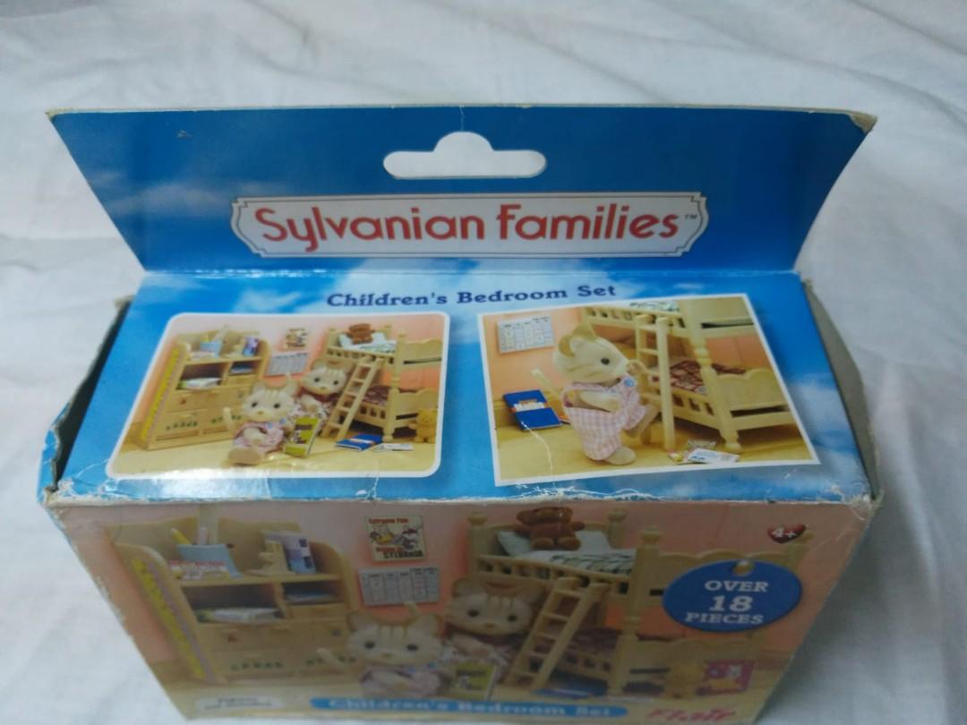 sylvanian families childrens bedroom set