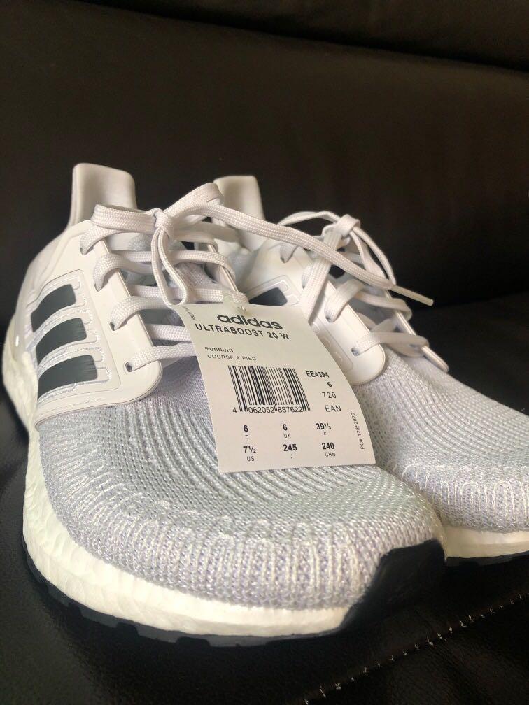 Adidas Ultra Boost 20 Dash Grey and White Men s Fashion Footwear
