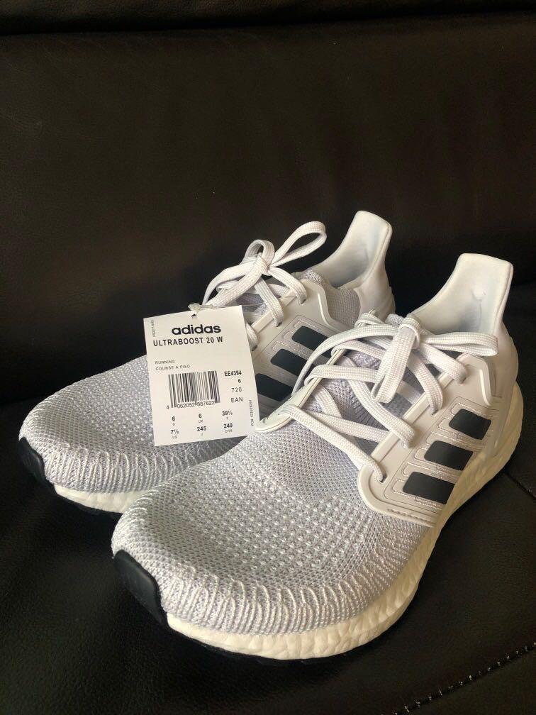Adidas Ultra Boost 20 Dash Grey and White Men s Fashion Footwear