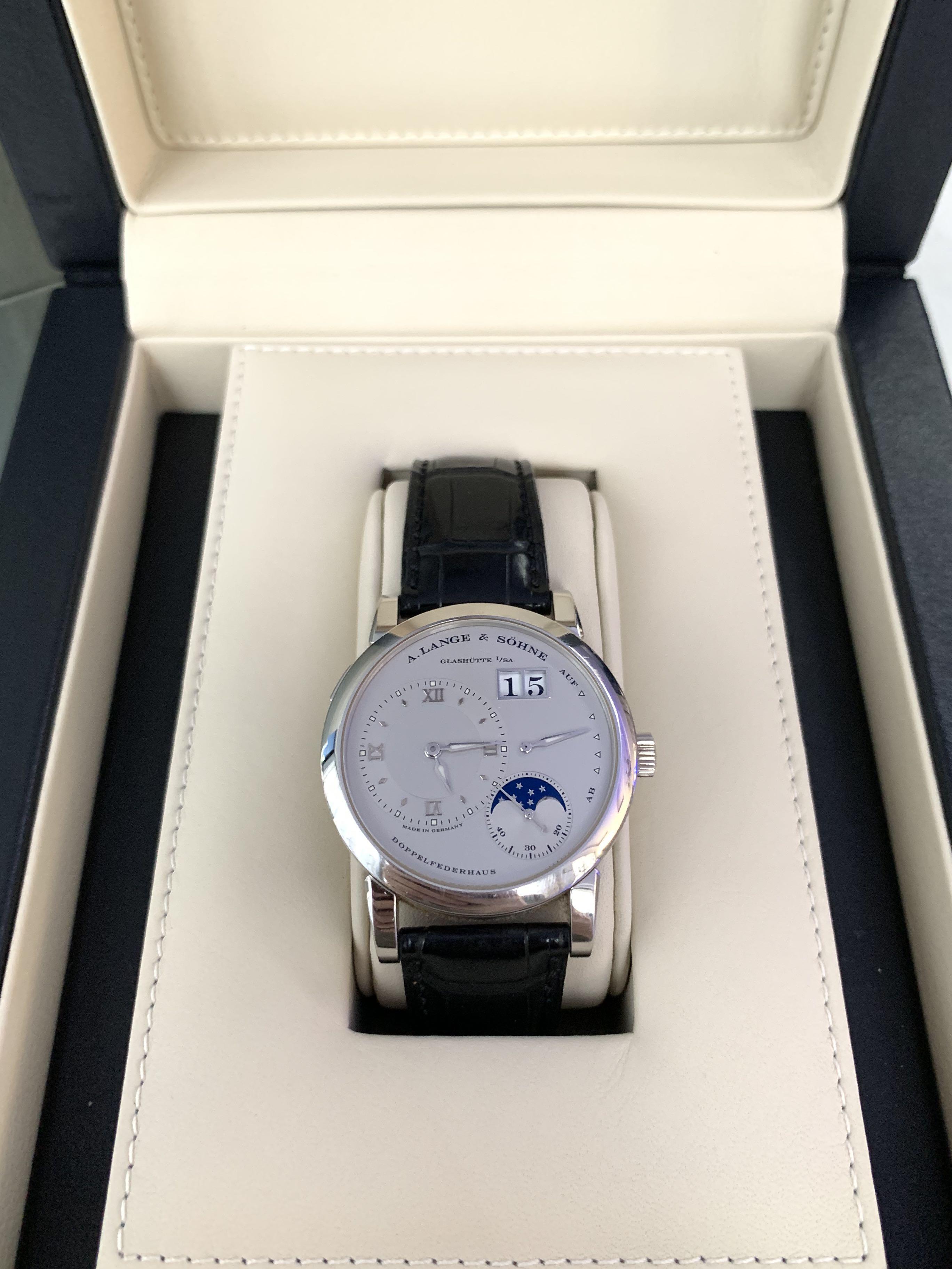 A Lange Sohne Lange 1 Moonphase Luxury Watches On Carousell A Lange Sohne Lange 1 Moonphase Luxury Watches On Carousell