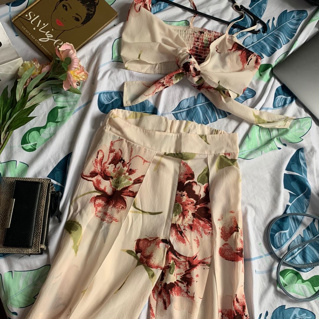 >All Php250 Terno Coordinates Floral Outfit Women S Fashion Clothes Others On Carousell