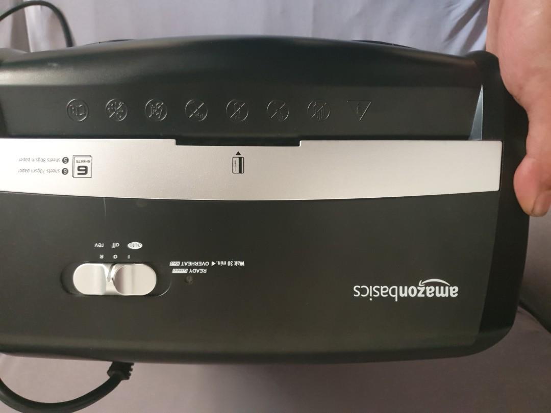 AmazonBasics Shredder, Computers & Tech, Office & Business Technology