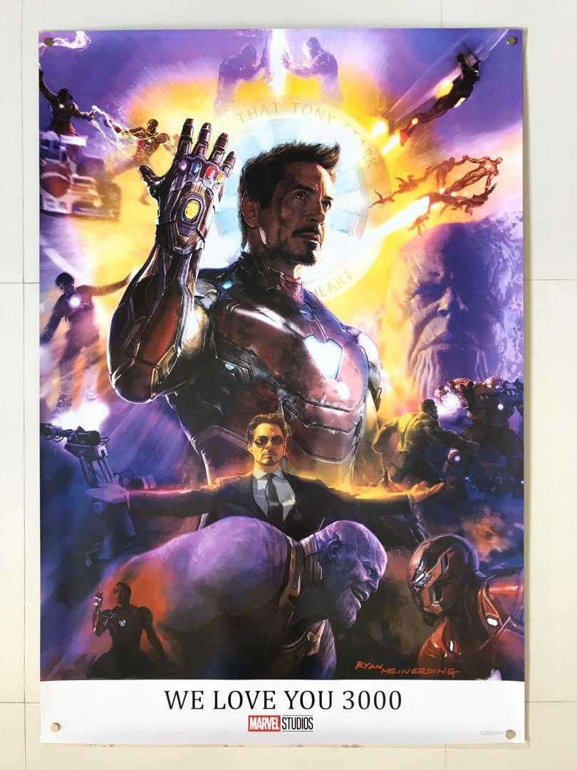 AVENGERS ENDGAME Original DS 27x40 Final Movie Poster IRON MAN CAPTAIN AMERICA 