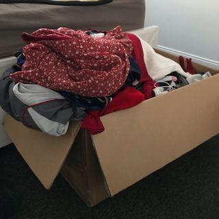 box of clothes
