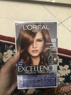 Cat rambut L’oreal ultra light ash brown