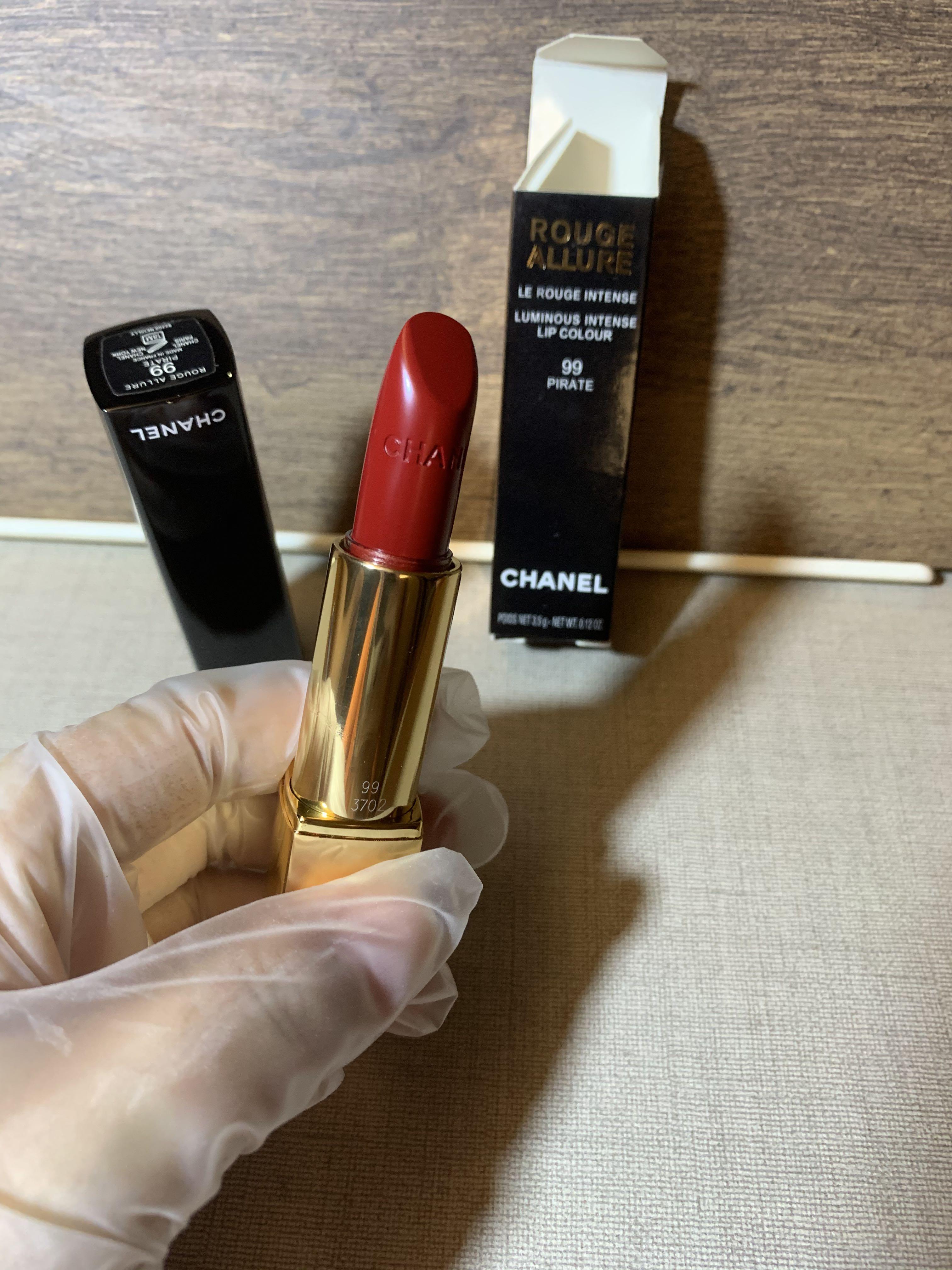 Chanel Rouge Allure Luminous Intense Lip Colour   99 Pirate 35g   Cosmetics Now Singapore