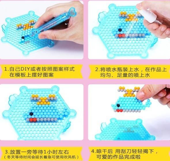 Children Diy Magic Beads Handicraft 30 Colours Hobbies Toys Stationery Craft Handmade Craft On Carousell