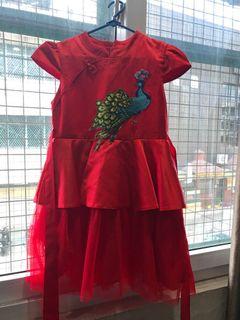 Dress Merah Cheongsam Anak
