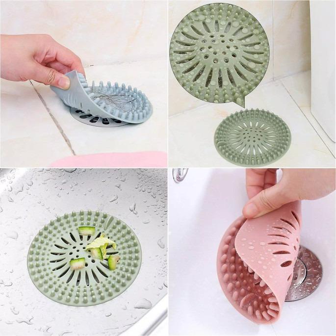1 Pc Hair Catcher Durable Hair Stopper Shower Drain Covers Easy To