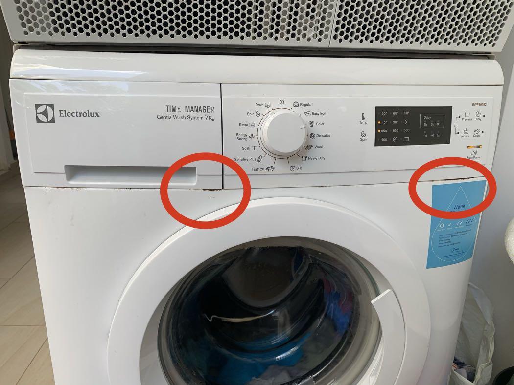 Electrolux EWP85752 front load washing machine, TV & Home Appliances