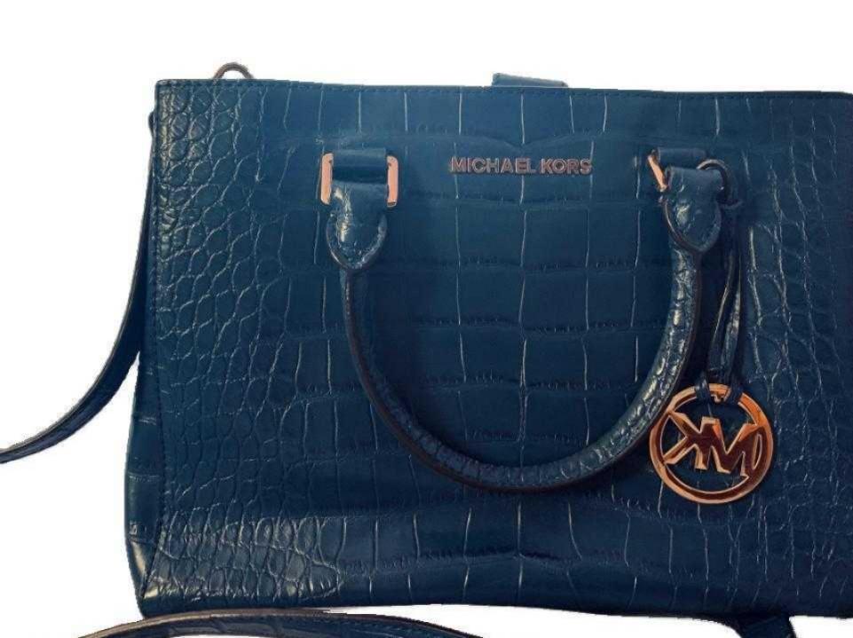 michael kors embossed leather handbags
