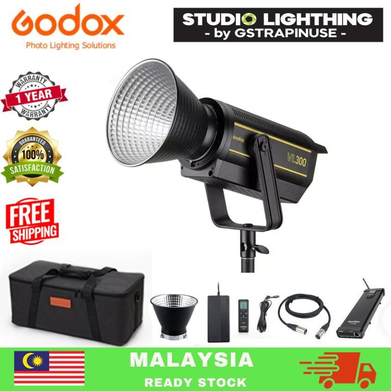 Godox Vl300 Vl 300 300w 5600k White Version Led Video Light Continuous Output Bowens Mount Studio Light App Support Photography On Carousell