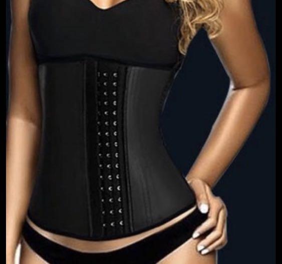 Latex 100% Rubber Women Black Girdles Corset Workout Waist Trainer  1mm,Red,X-Large : : Clothing, Shoes & Accessories