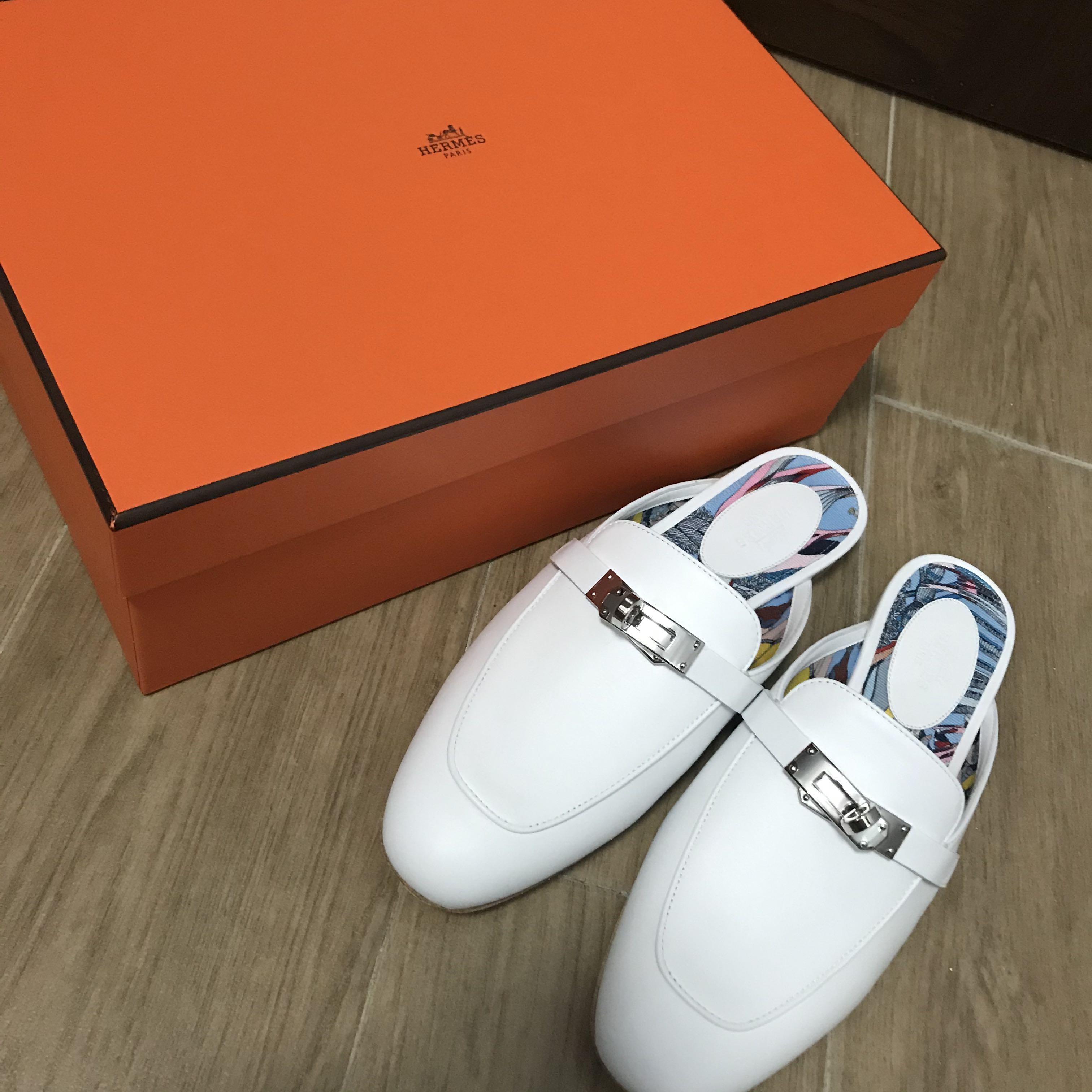 hermes kelly mules