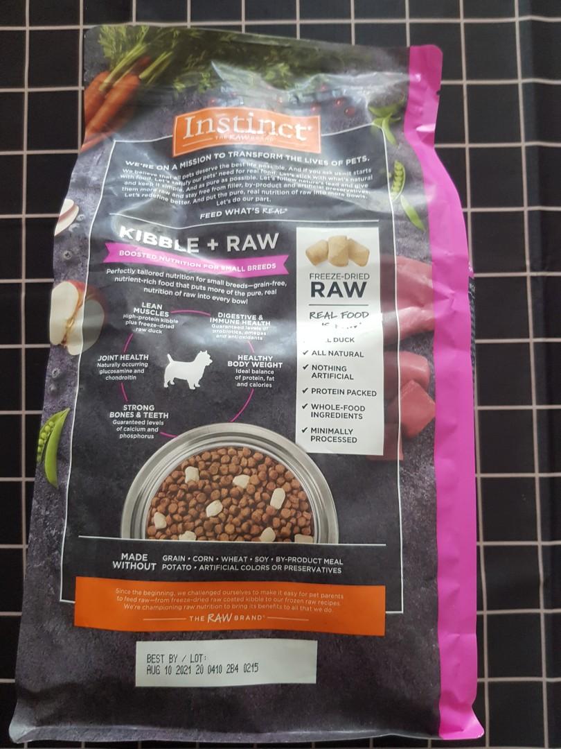 Nature s variety small breed dog land food