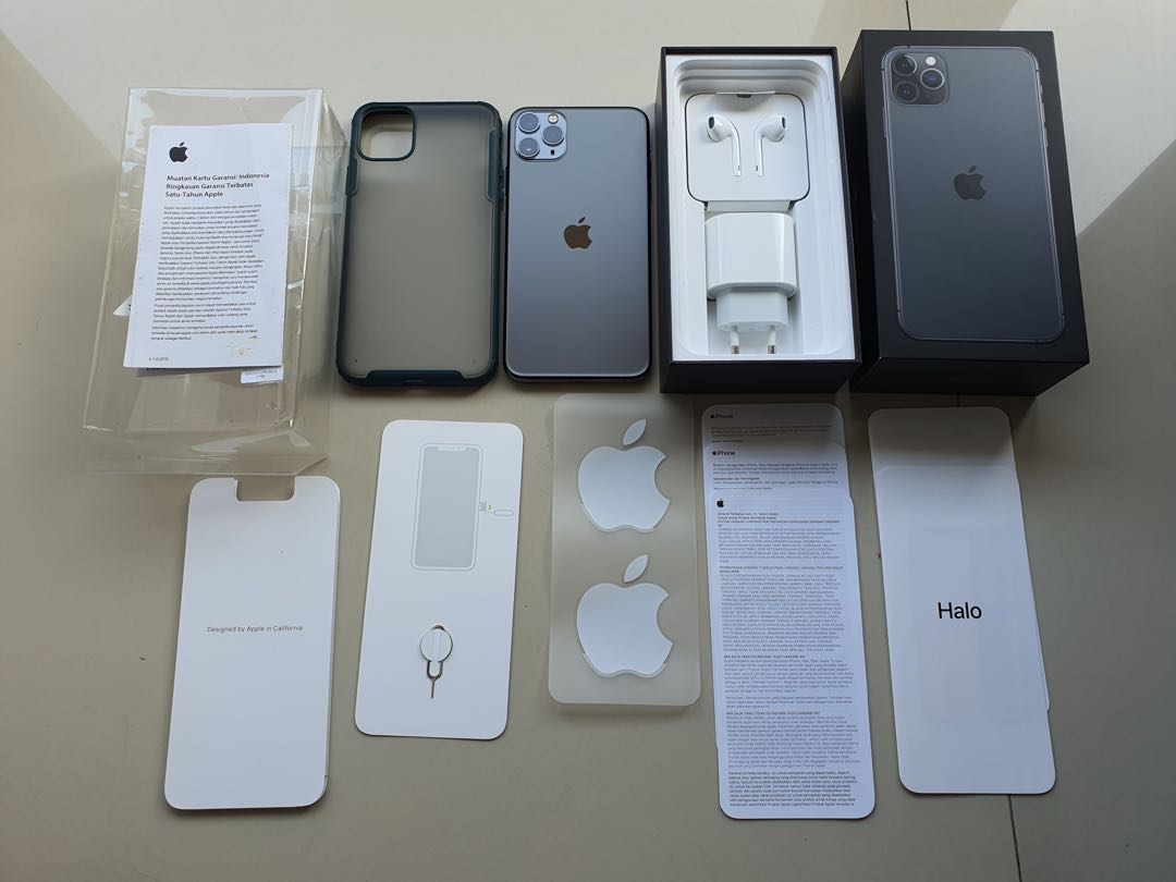 Iphone 11 Pro Max 64gb Ibox Resmi 2021 Fullset Ori Berbonus Telepon Seluler Tablet Iphone Iphone 11 Series Di Carousell