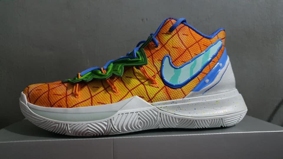kyrie spongebob pineapple shoes