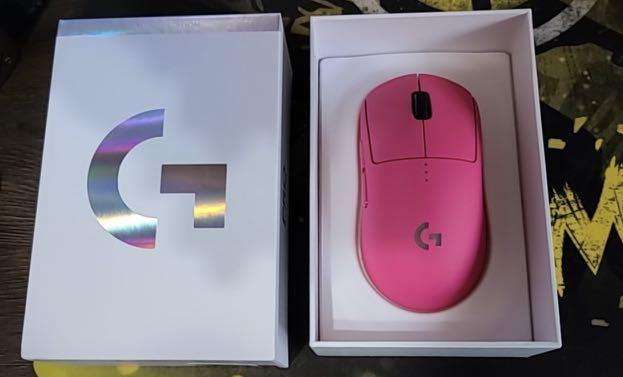 logitech g pro wireless pink 限量版全新滑鼠, 電腦＆科技, 電腦周邊 