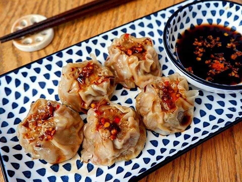 Master Siomai, Korean Kimchi, Chili Garlic Oil and Del Monte juice, Food & Drinks, Local Eats on