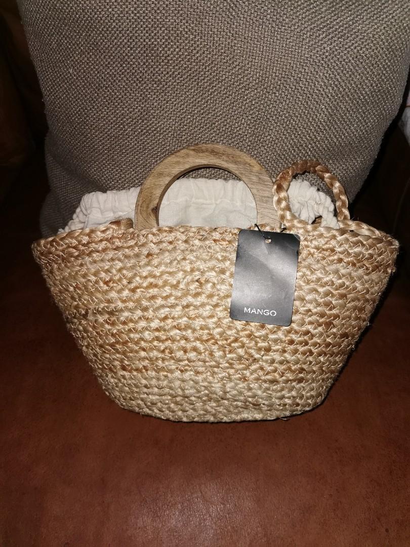 Bamboo handle sales bag mango