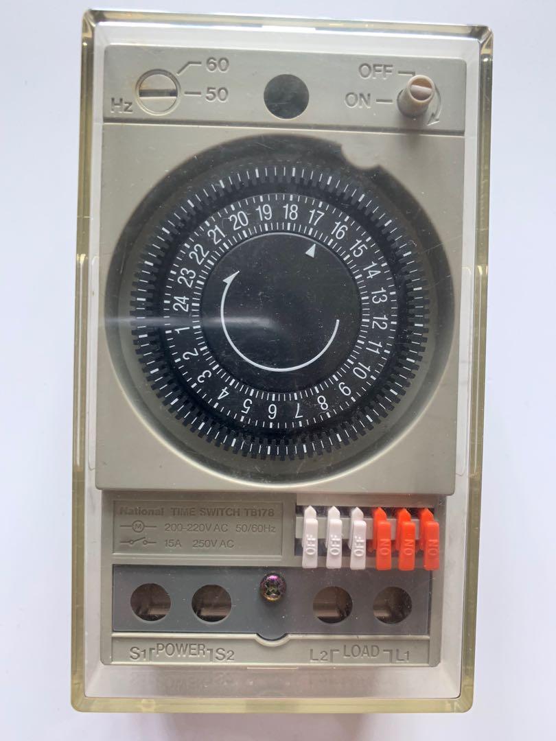 National timer switch 樂聲牌時間制, 家庭電器, 冷氣機及暖風機 Carousell