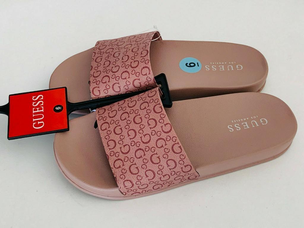 guess women's slide sandals