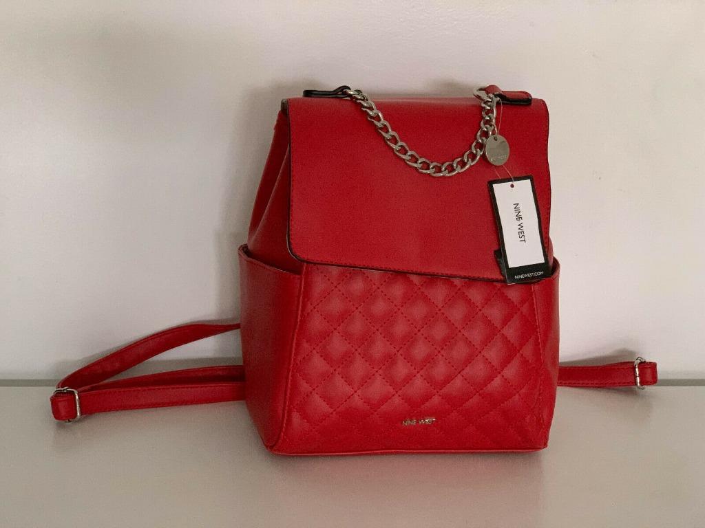 Nine west store leather backpack