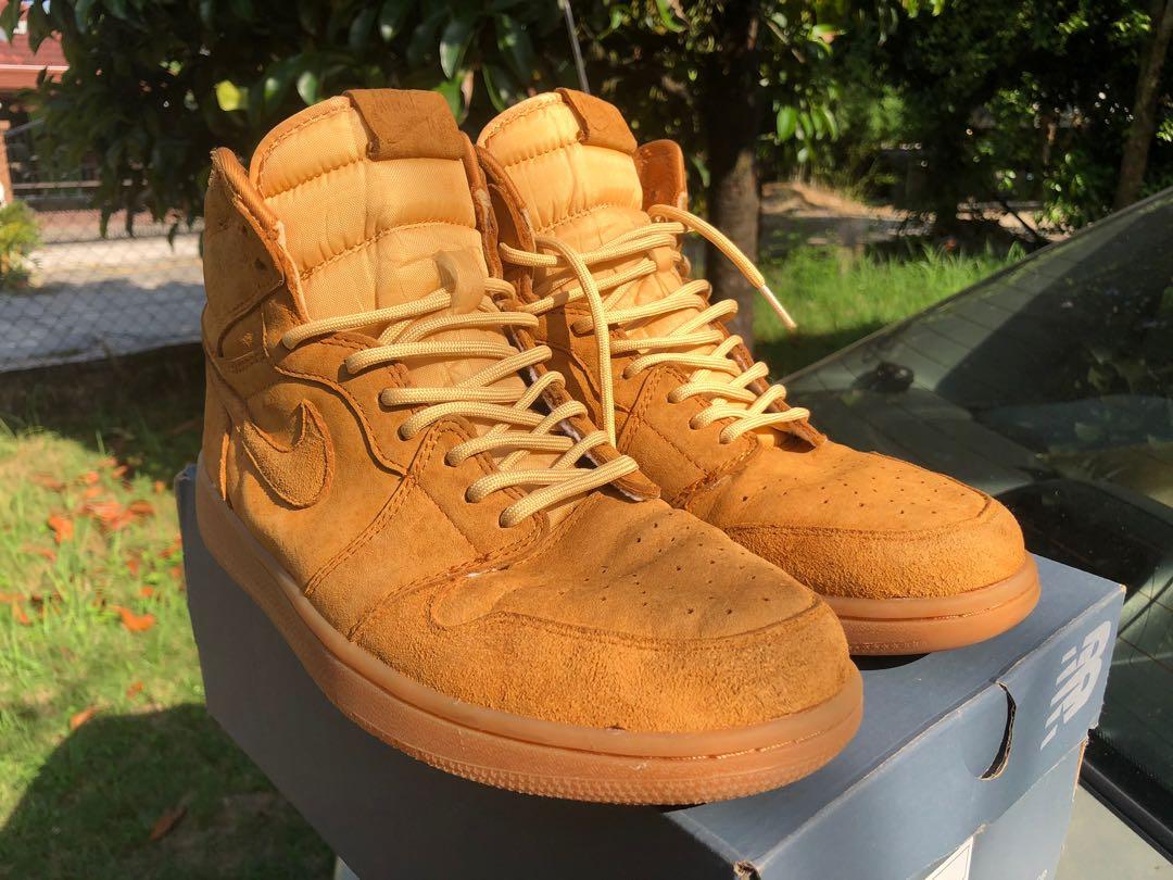 Jordan 1 wheat toe top