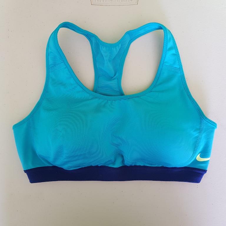 light blue nike sports bra