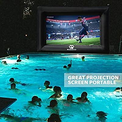 Nozzco Outdoor Movie Screen 14 Ft Inflatable Projector Screen Family Screen Tent Printable Party Theme Movie Ticker Templates Lightweight Easy To Inflate Family Pool Canvas Tent Everything Else On Carousell