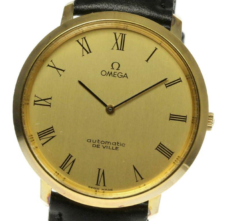 OMEGA Deville cal 711 Automatic Leather Belt Men s Watch Pre
