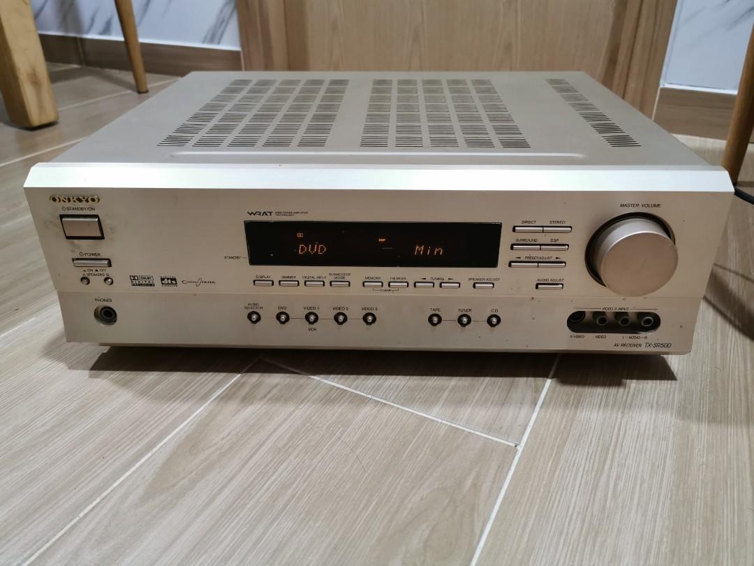 ONKYO TXSR500擴音機 新舊如圖, 音響器材, Soundbar、揚聲器、藍牙喇叭、耳擴 Carousell