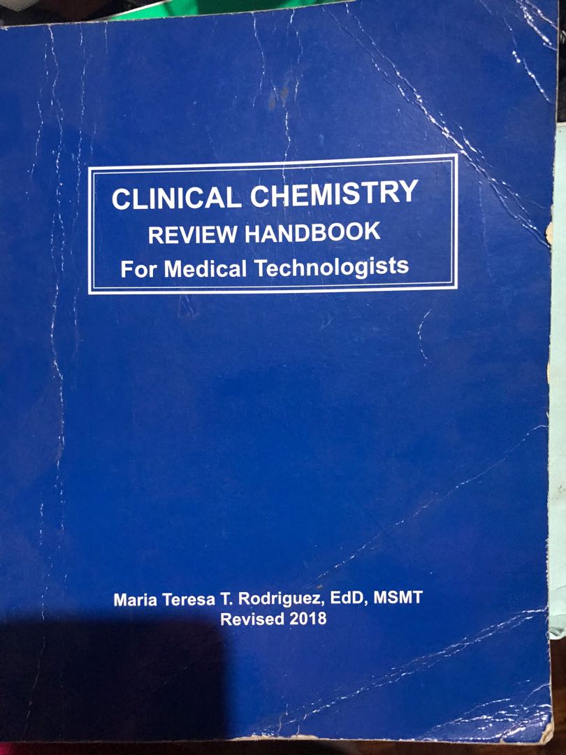 Original Rodriguez Clinical Chemistry Review Handbook, Hobbies & Toys ...