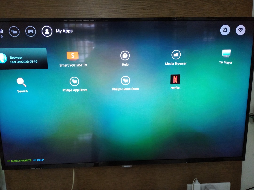 PHILIPS 4K HDR 55" Smart TV, TV & Home Appliances, TV & Entertainment