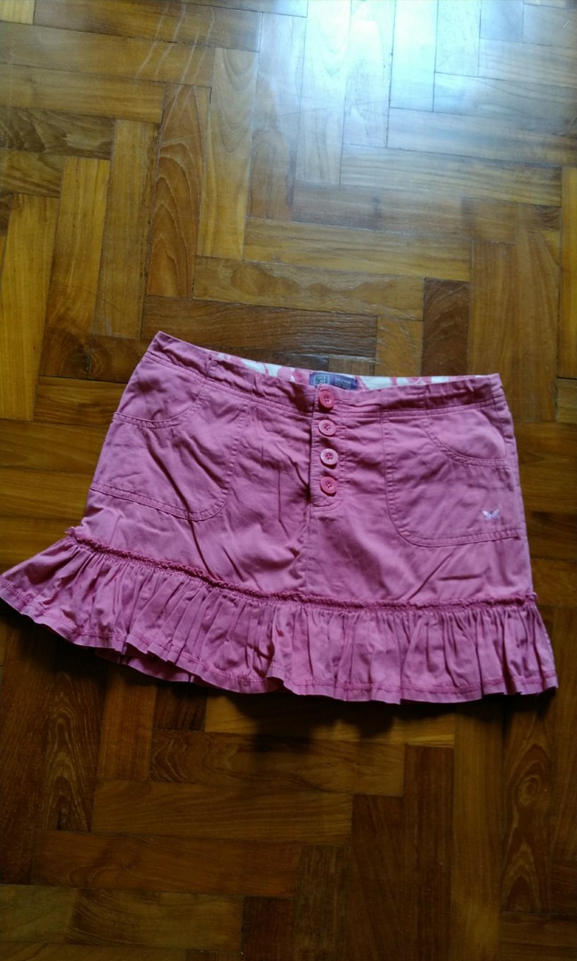 Pink short skirt clearance