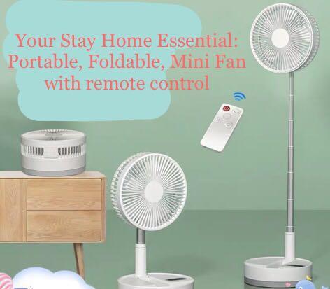 remote control mini fan