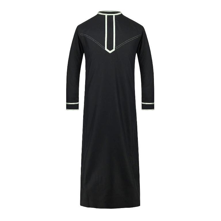 Prince Of Thobe Men Black Silver Green Jubah Men S Fashion