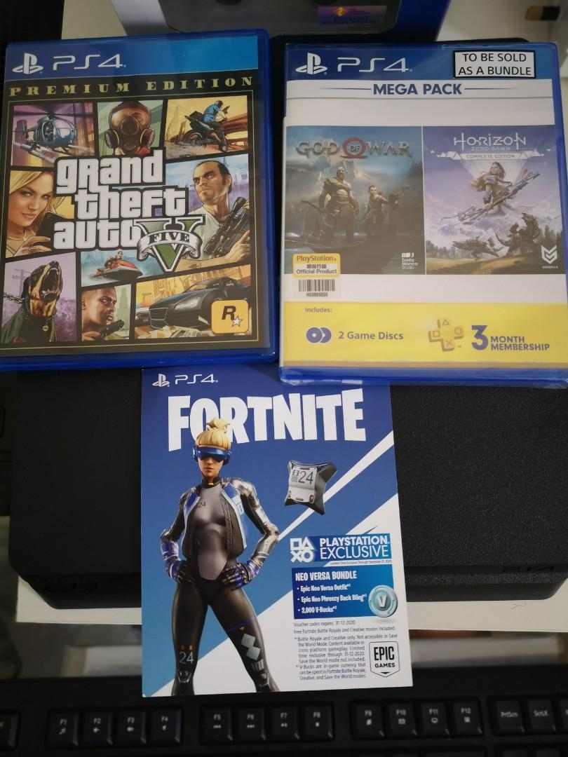 ps4 slim 1tb 4 games video gaming video game consoles playstation on carousell