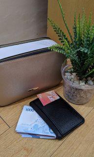 Small slim leather wallet