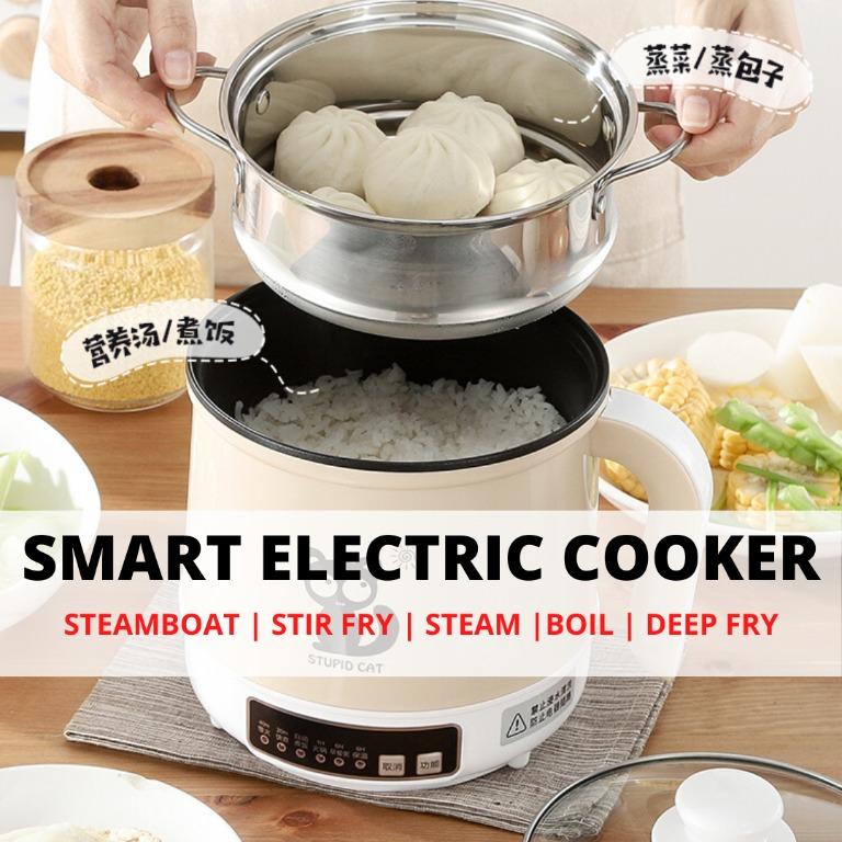 Smart Electric Multi Purpose Mini Cooker with Steamer, TV & Home ...