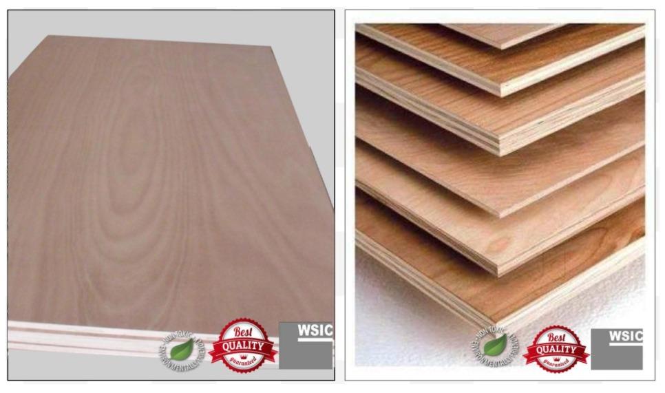 Solid Plywood shelving in 2 side white pvcs, Furniture & Home