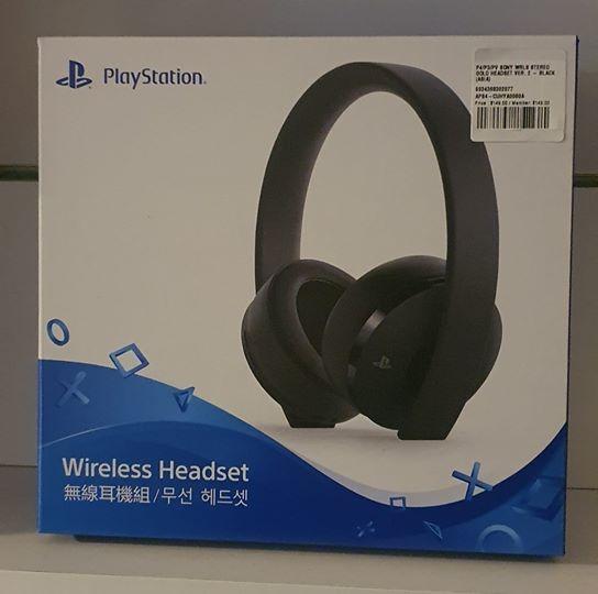 sony gold wireless headset ps3