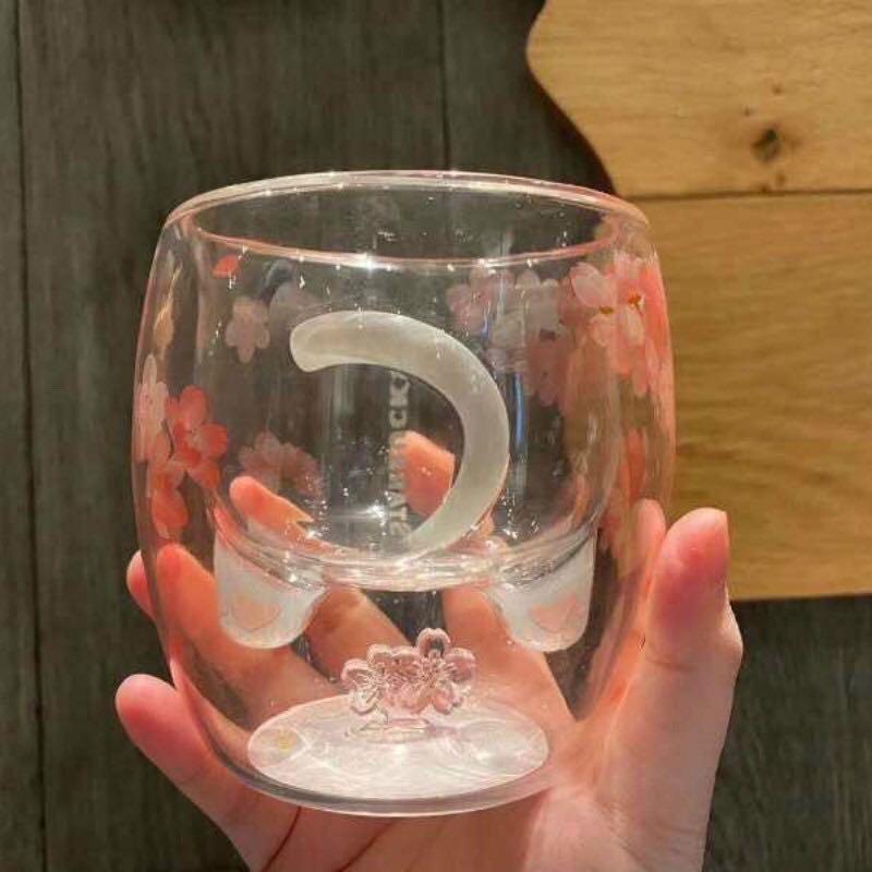 Starbucks 2020 Limited Edition Sakura Cat Paw Cup Cat Tail Cup