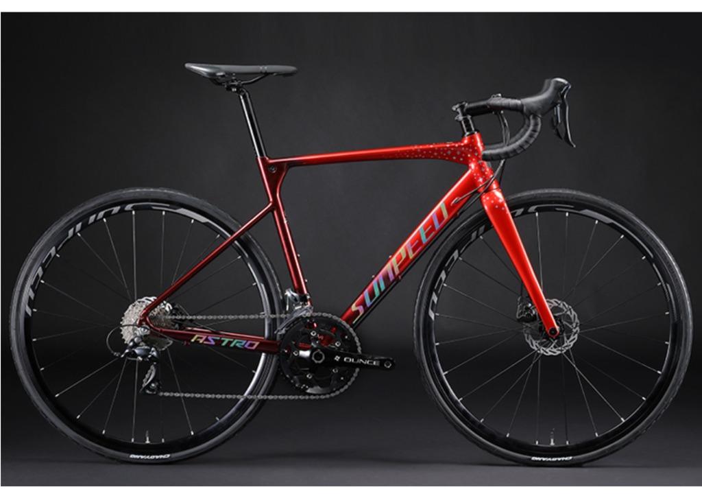 4 Colours Sunpeed Astro Road Bike with Carbon Fork and Disc