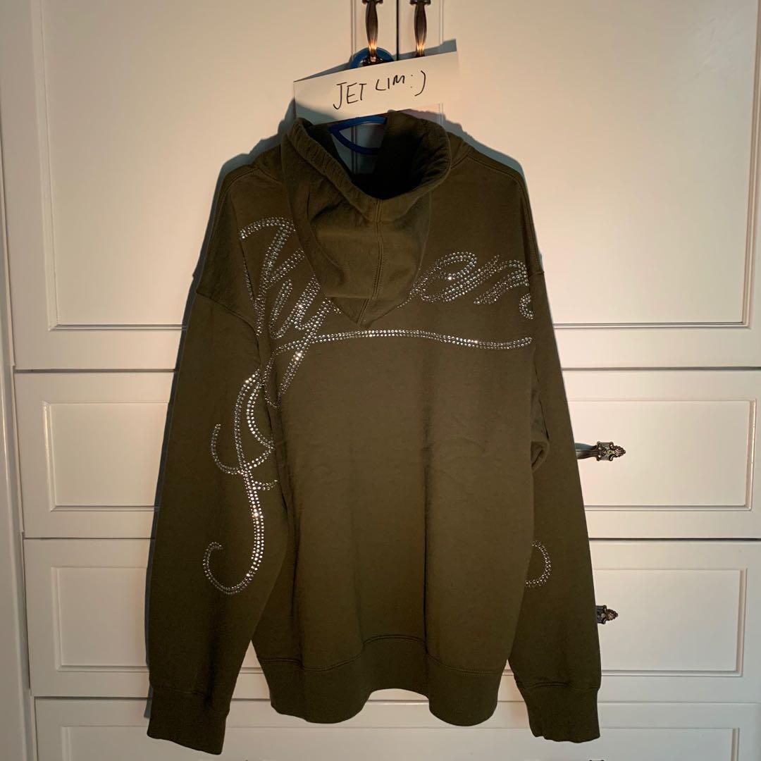 Supreme clearance rhinestone hoodie