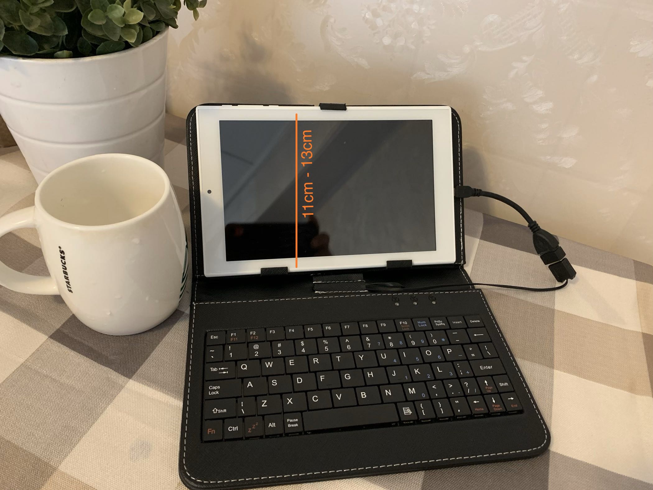 Tab Keyboard Wired USB Tablet Keyboard (Black), Computers & Tech, Parts