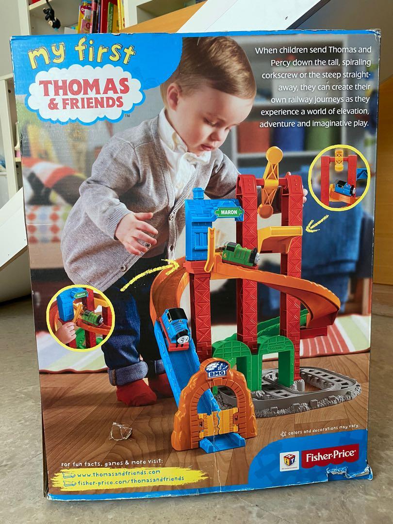 my first thomas and friends twisting tower tracks