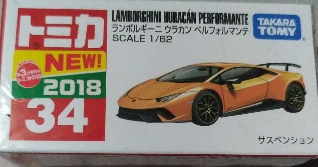 tomica lamborghini huracan performante