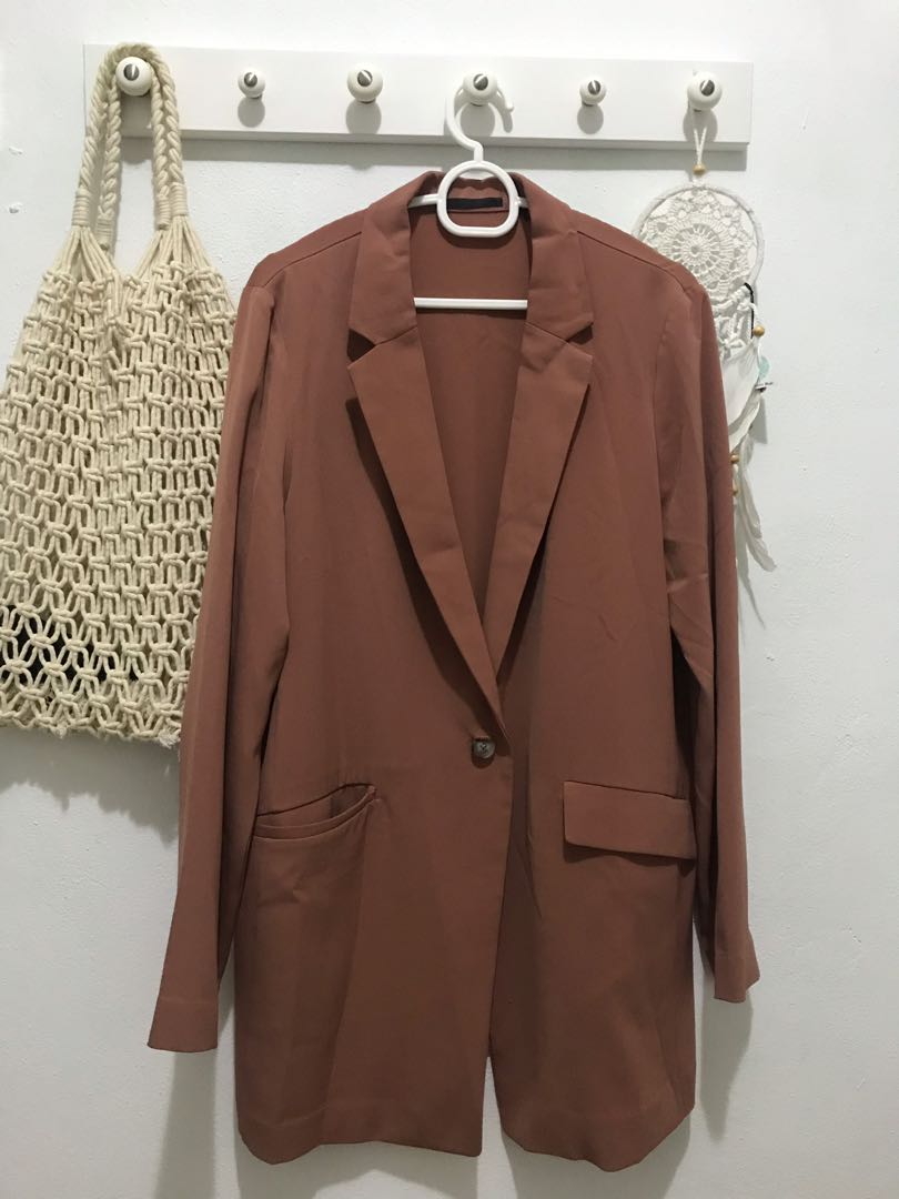 Uniqlo brown blazer Clearance